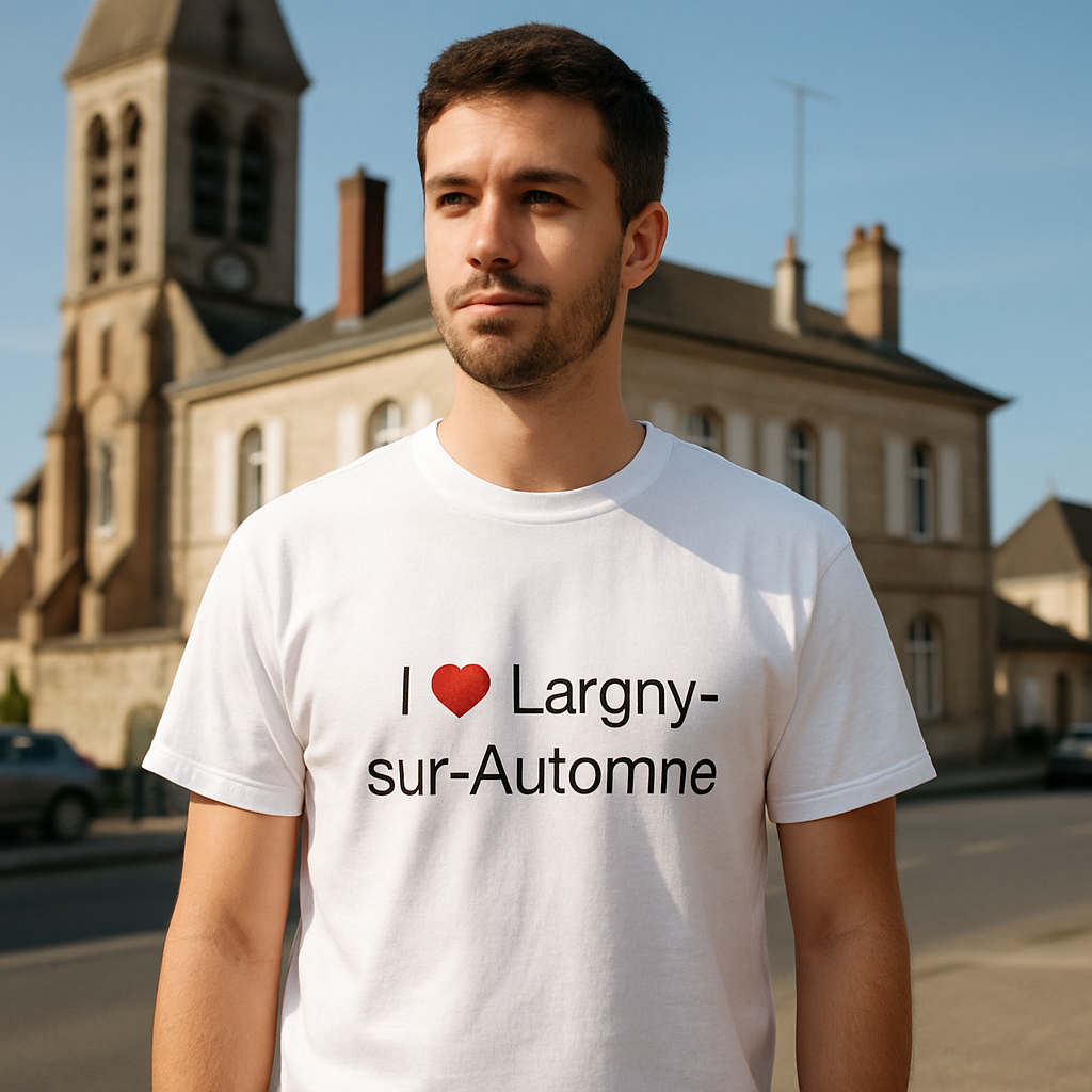 T-Shirt Ich liebe Largny-sur-Automne