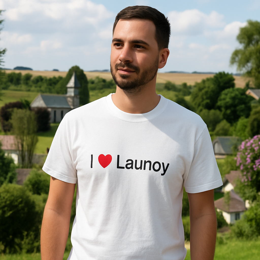 T-Shirt Ich liebe Launoy