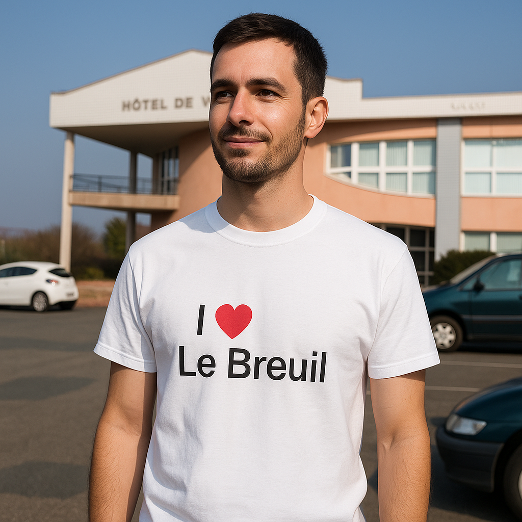 T-Shirt Ich liebe Le Breuil (03)