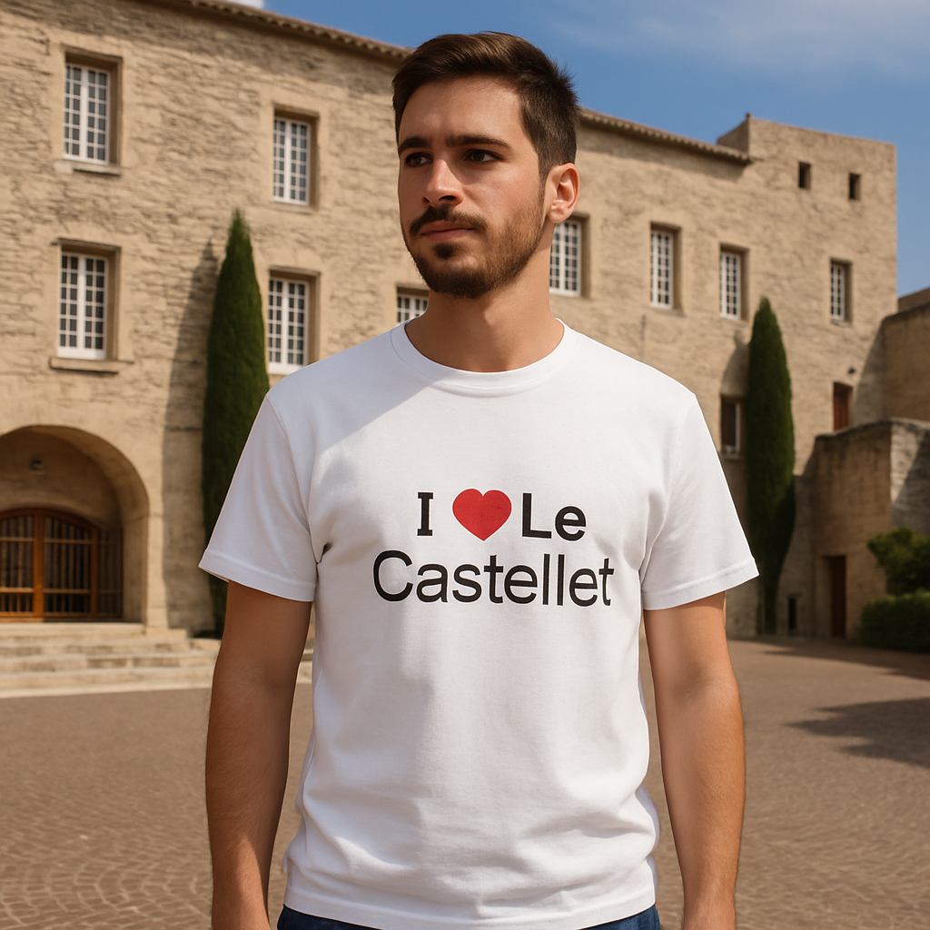 T-Shirt I love Le Castellet (04)