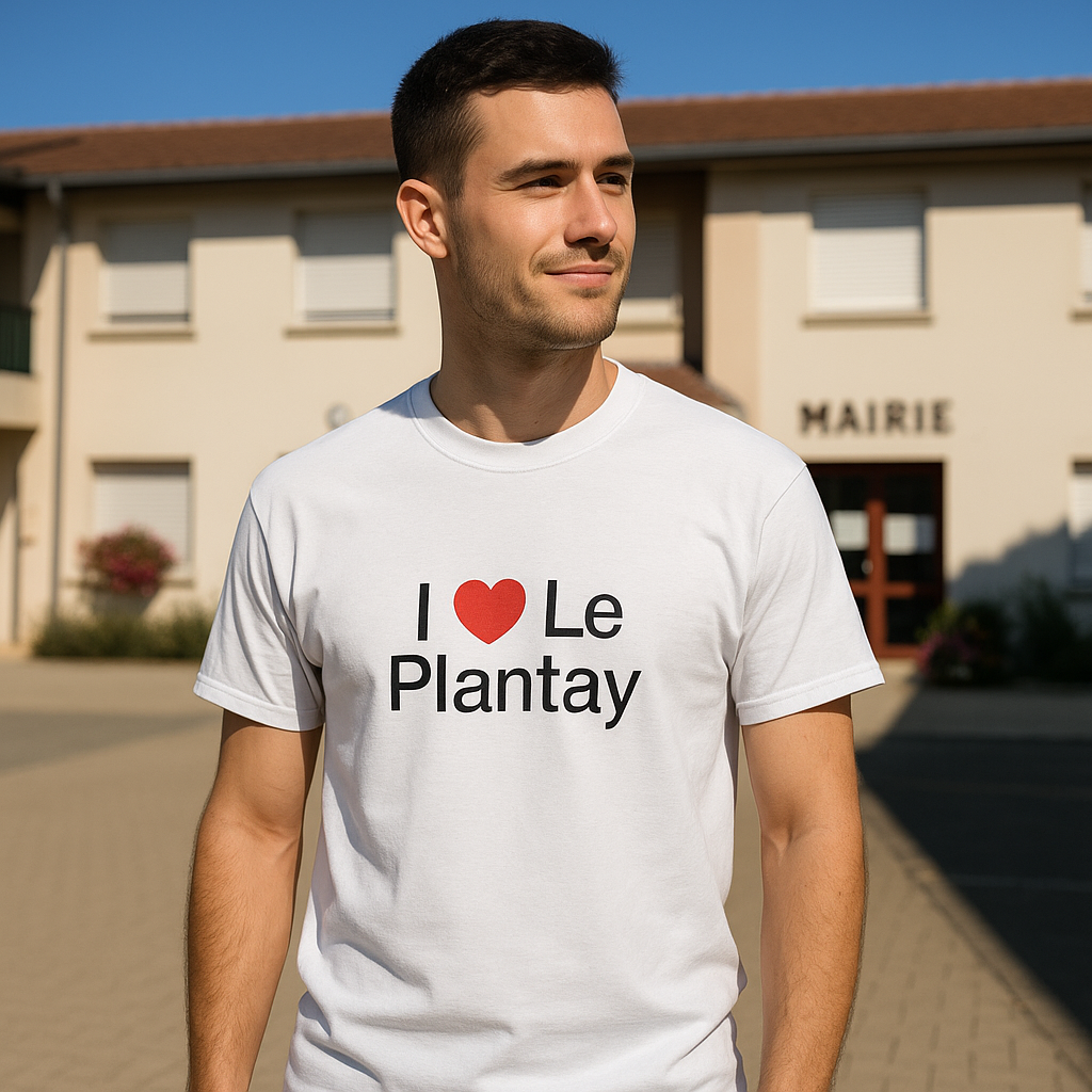 T-Shirt Ich liebe le plantay
