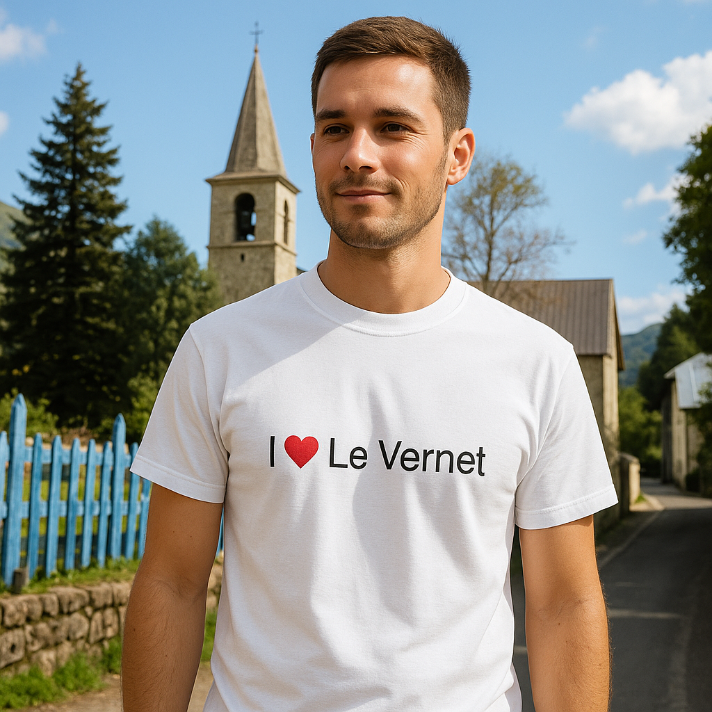 T-Shirt „I love Le Vernet (03)“