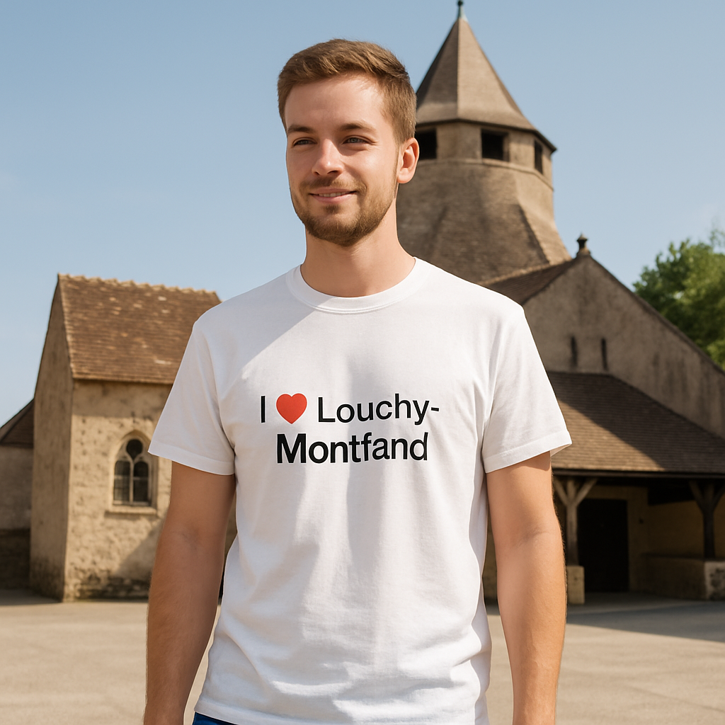 T-Shirt Ich liebe Louchy-Montfand