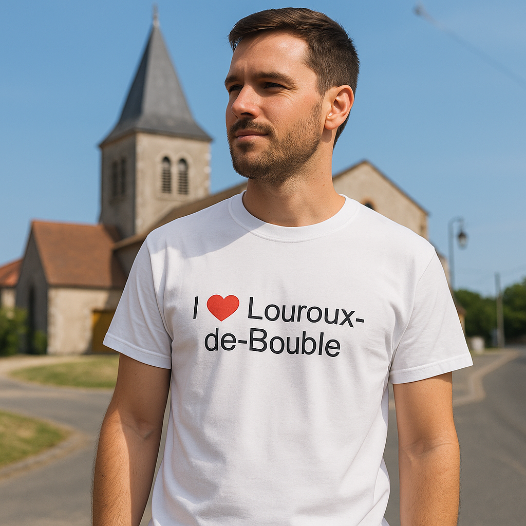 T-shirt Ich liebe Louroux-de-Bouble