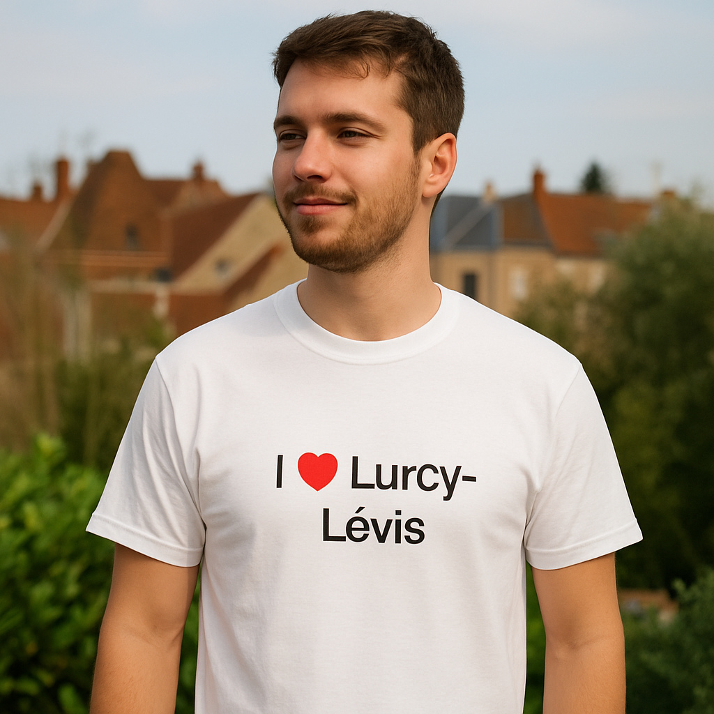 T-Shirt Ich liebe Lurcy-Lévis