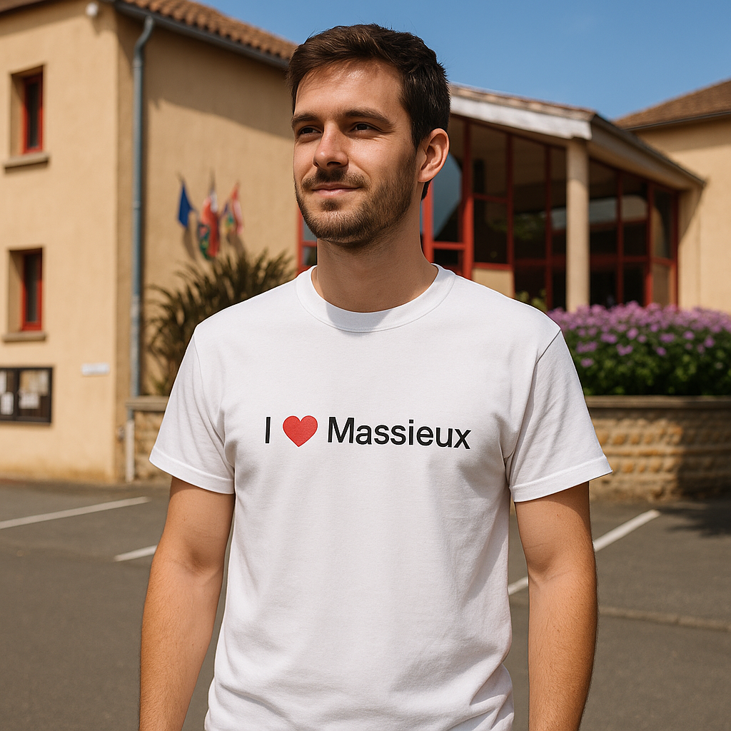 T-Shirt Ich liebe Massieux