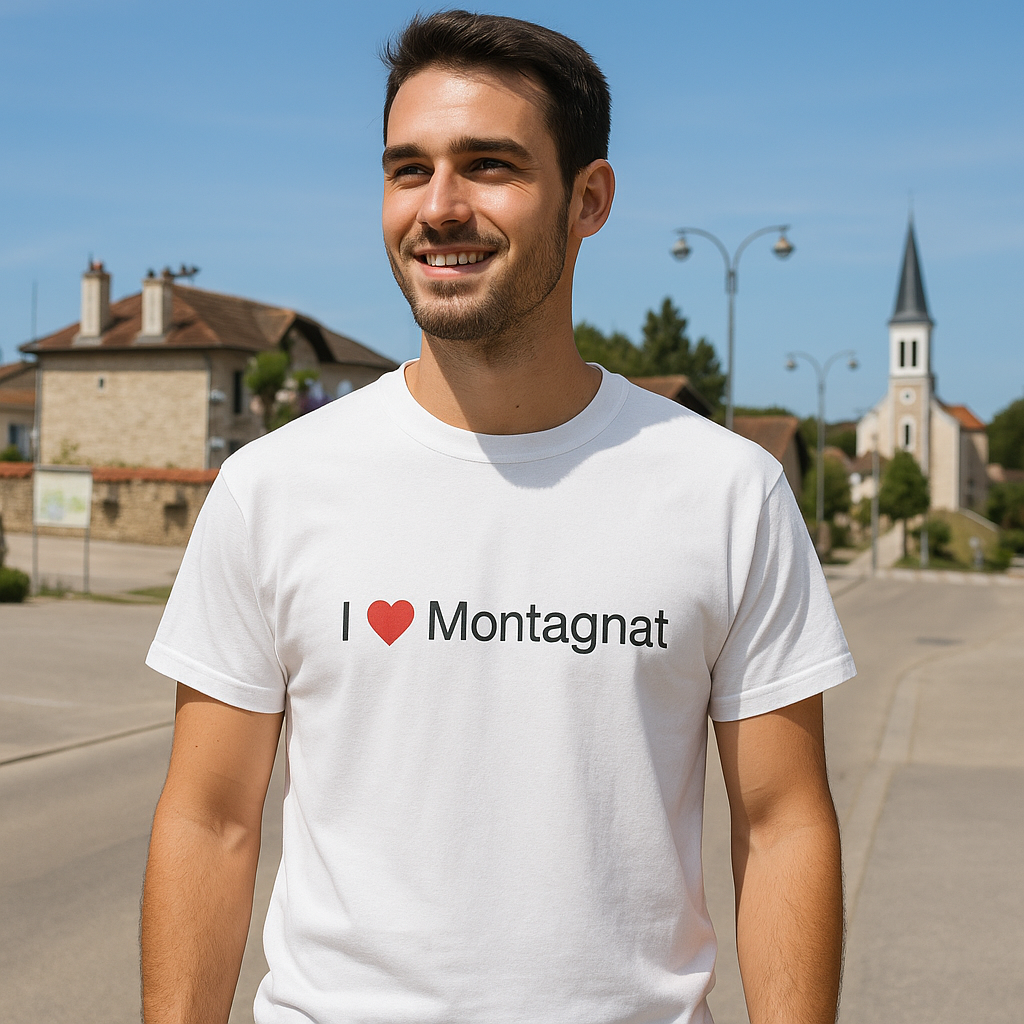 T-Shirt Ich liebe Montagnat