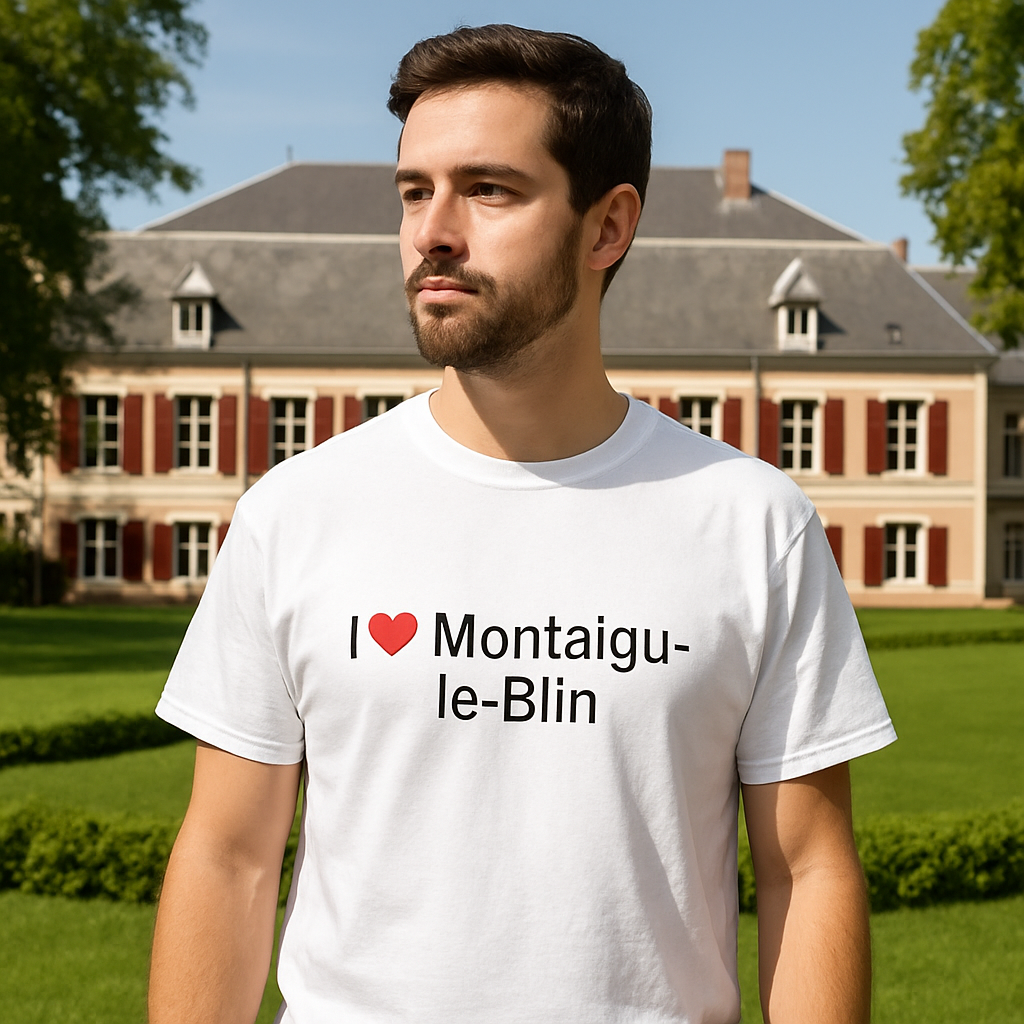 T-Shirt Ich liebe Montaigu-le-Blin