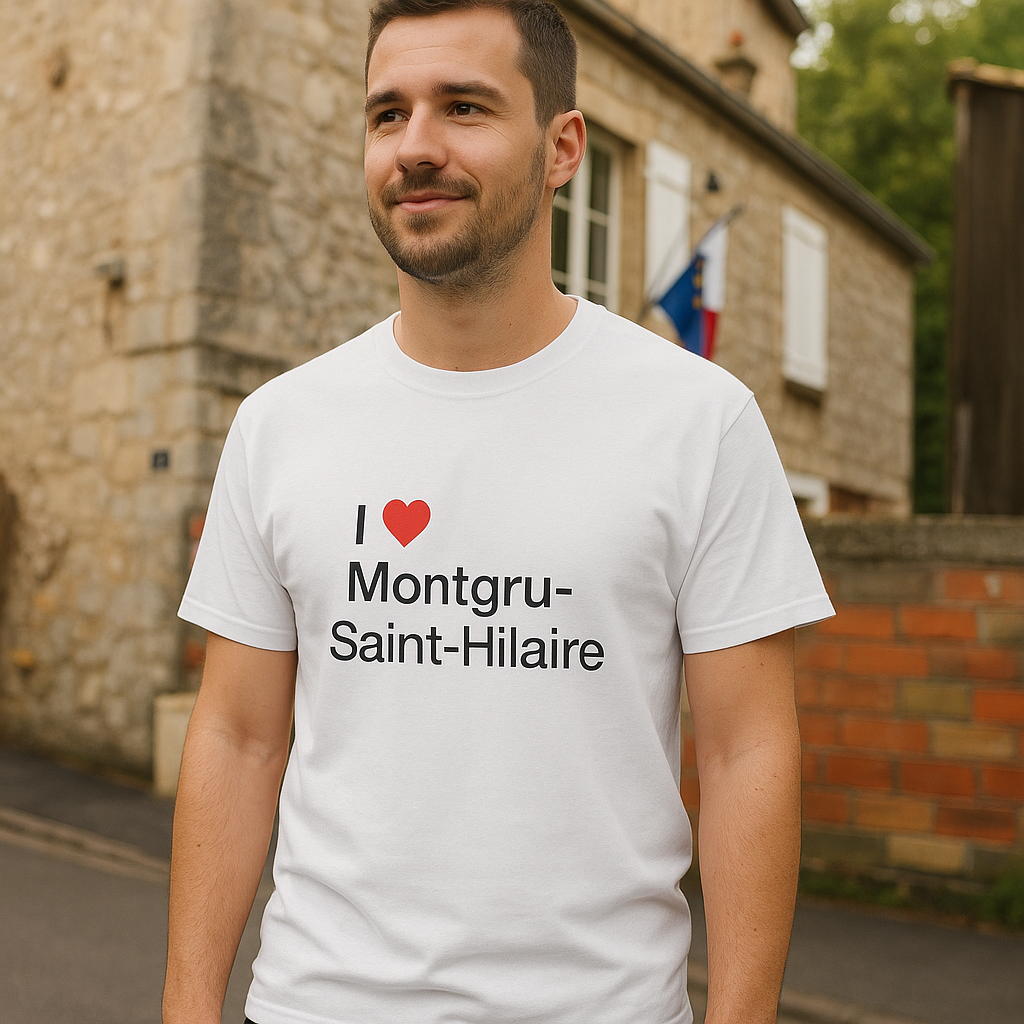 T-Shirt Ich liebe Montgru-Saint-Hilaire