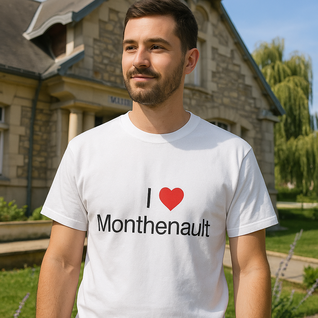 T-Shirt Ich liebe Monthenault
