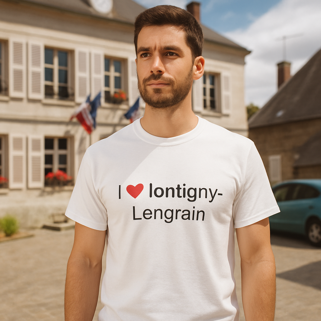 T-Shirt Ich liebe Montigny-Lengrain