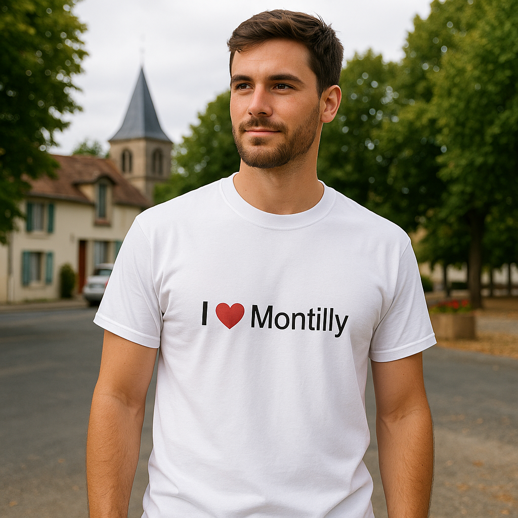 T-Shirt Ich liebe Montilly