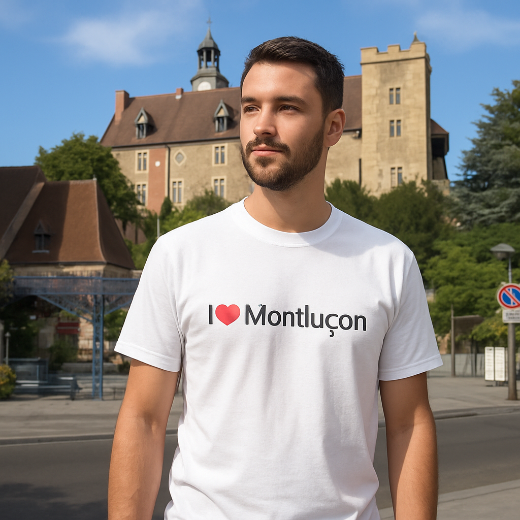 T-Shirt Ich liebe Montluçon
