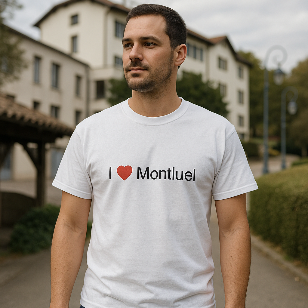 T-Shirt Ich liebe Montluel