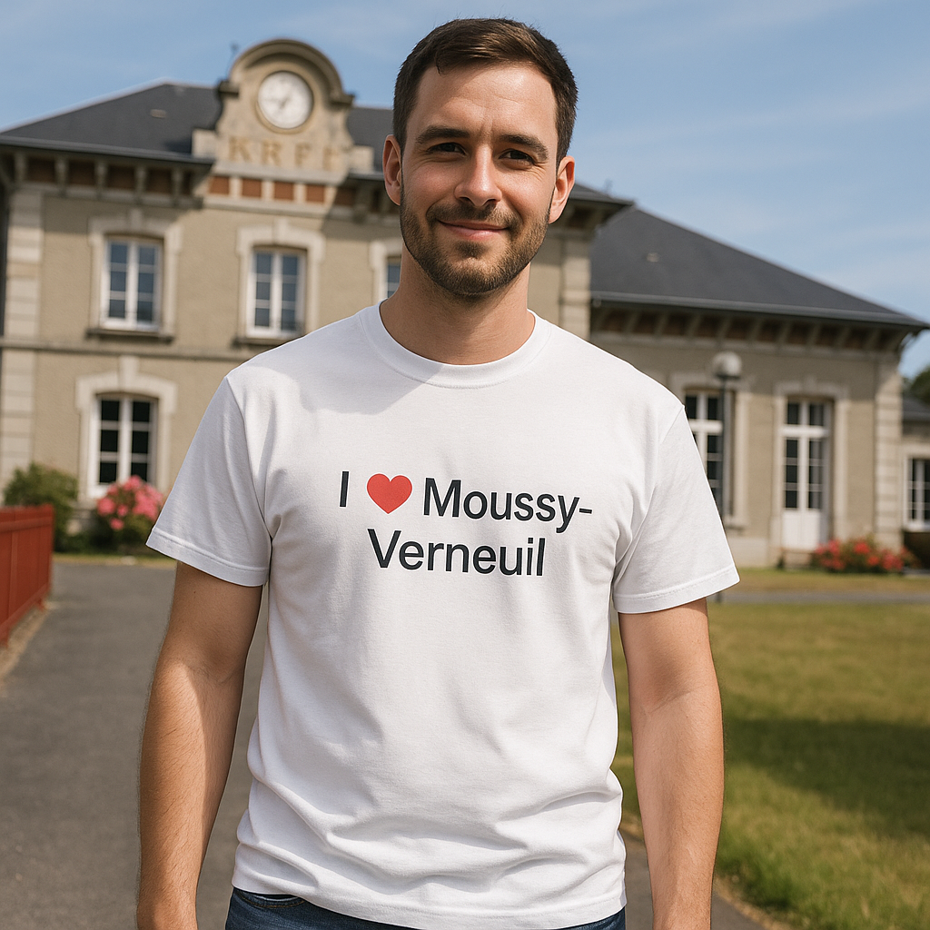 T-shirt I love moussy-verneuil