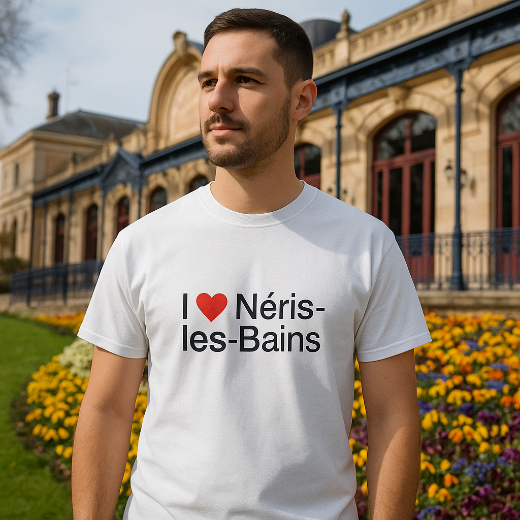 T-Shirt Ich liebe Néris-les-Bains