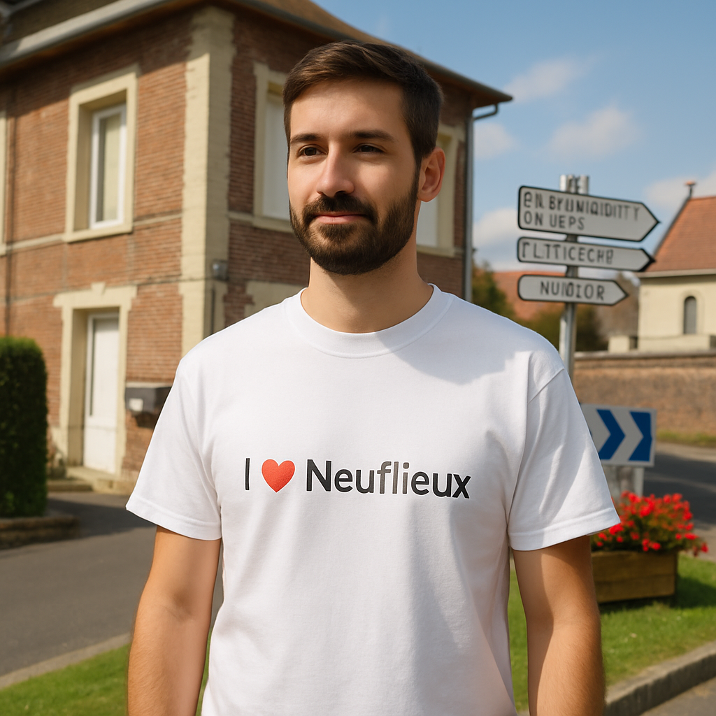 T-Shirt Ich liebe Neuflieux