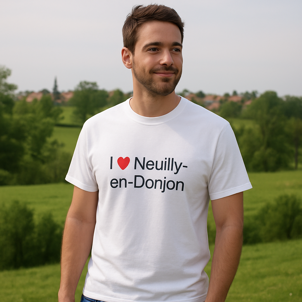 T-Shirt Ich liebe Neuilly-en-Donjon