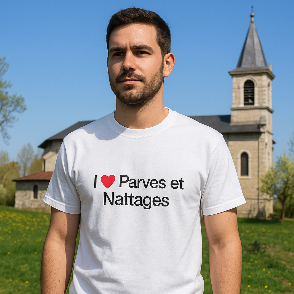 T-Shirt „I love Parves and Nattages“
