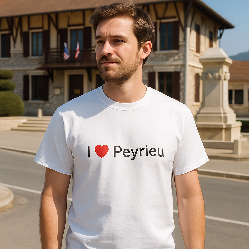 T-Shirt Ich liebe Peyrieu