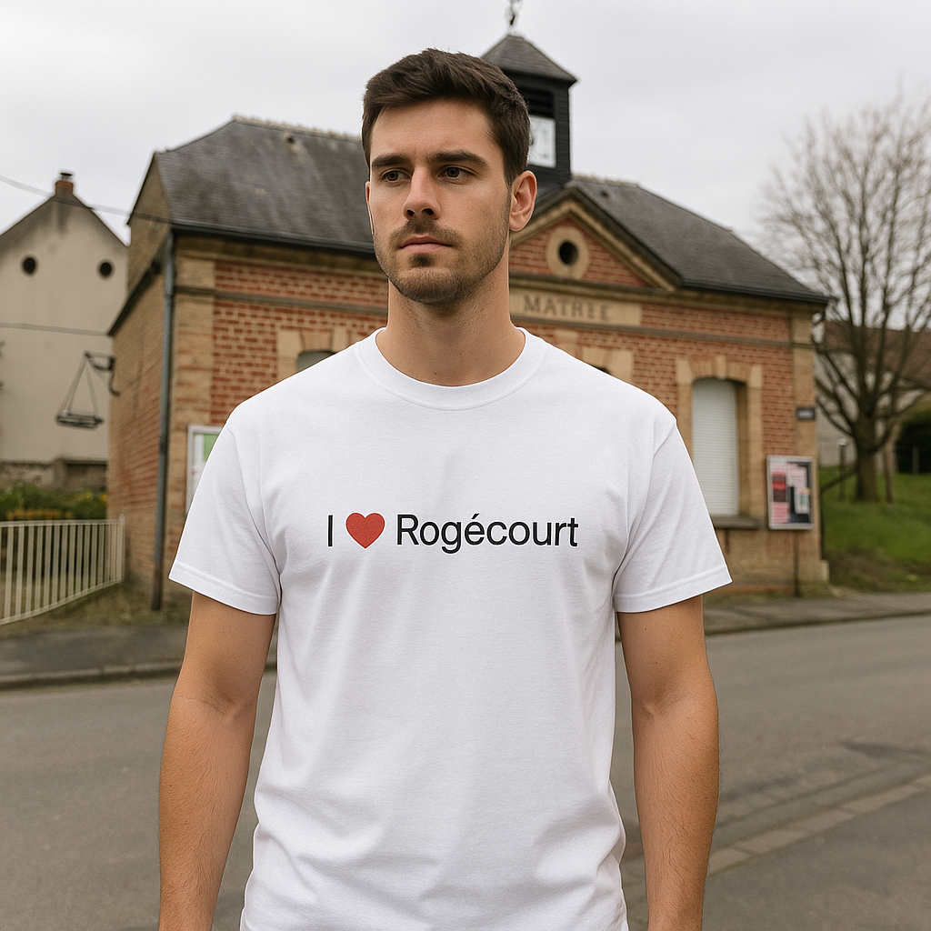 T-Shirt Ich liebe Rogécourt