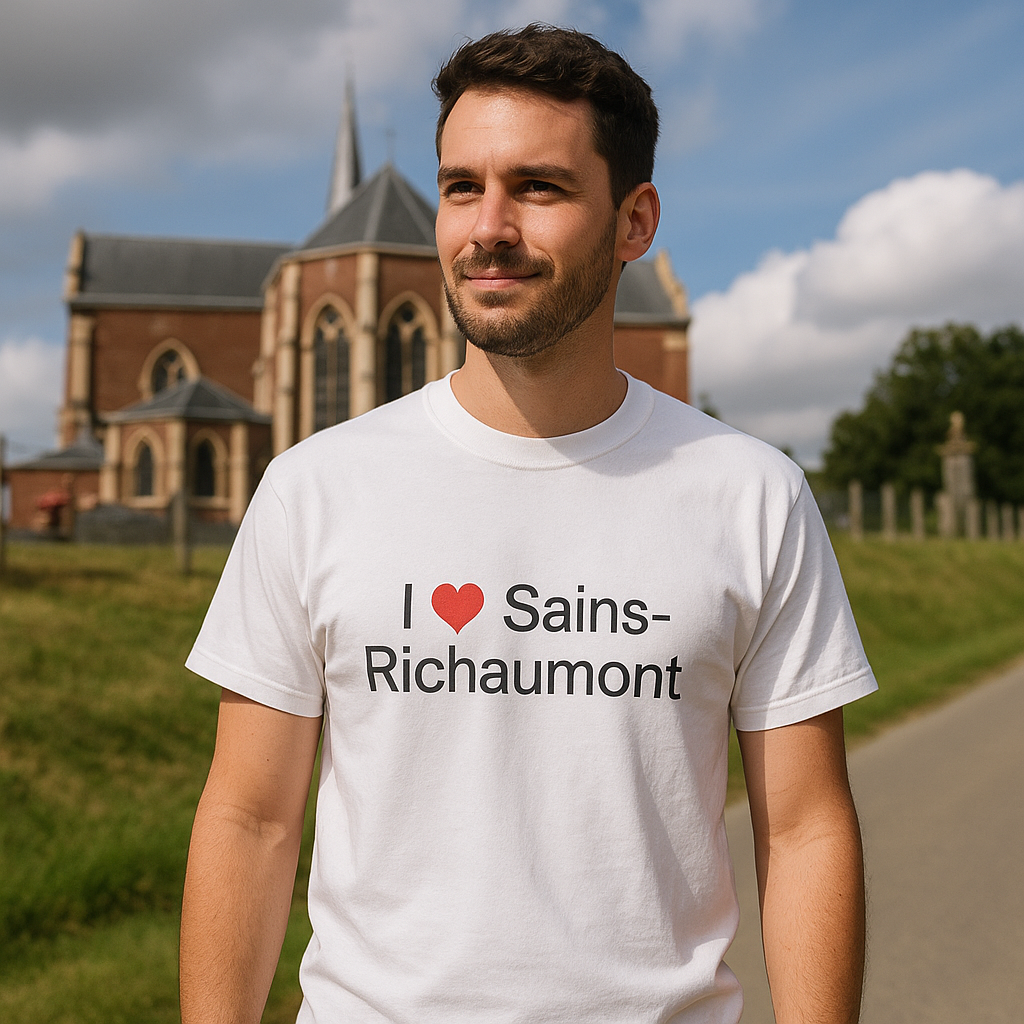 T-Shirt Ich liebe Sains-Richaumont
