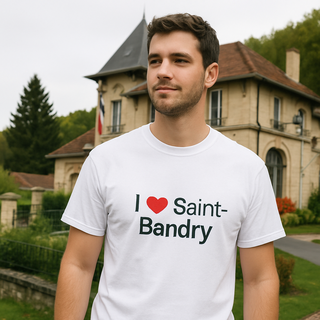 T-Shirt Ich liebe Saint-Bandry