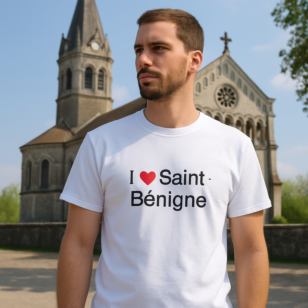T-Shirt Ich liebe Saint-Bénigne