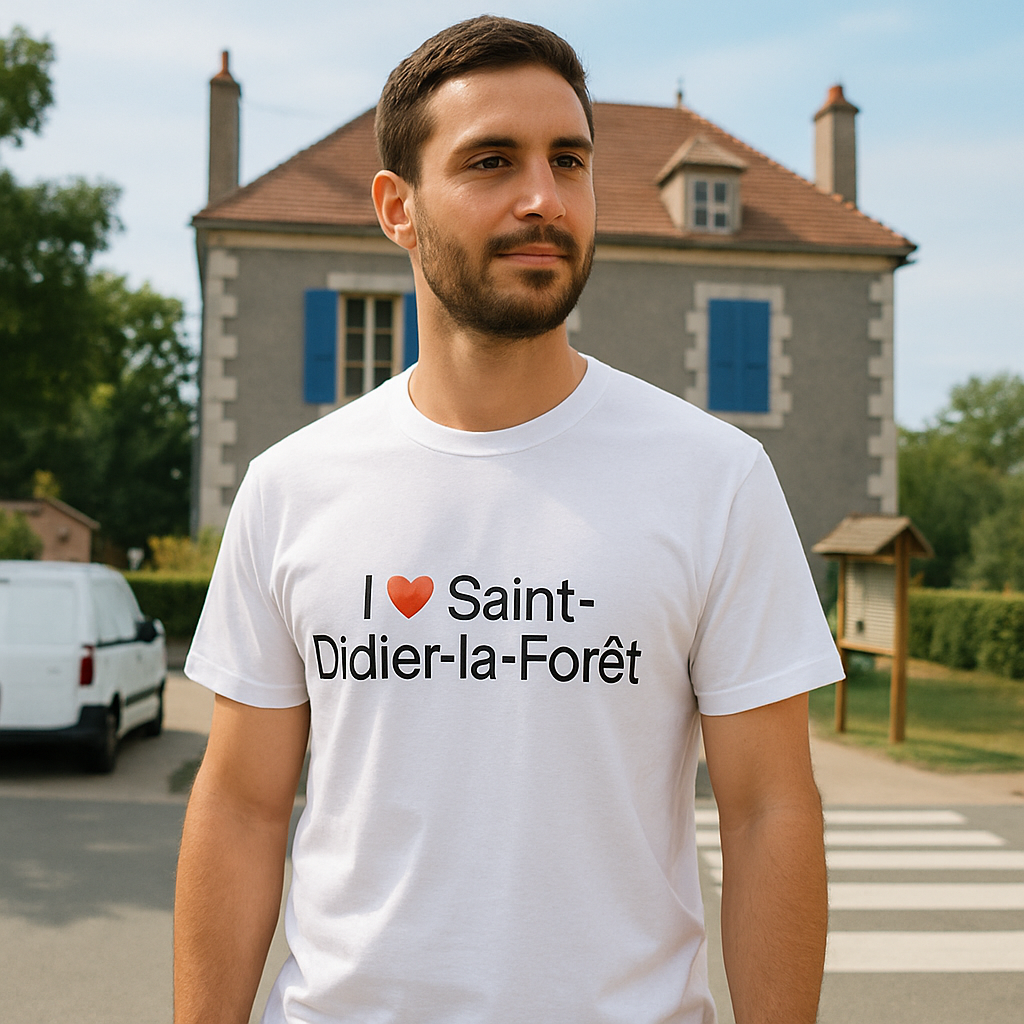 T-Shirt Ich liebe Saint-Didier-la-Forêt