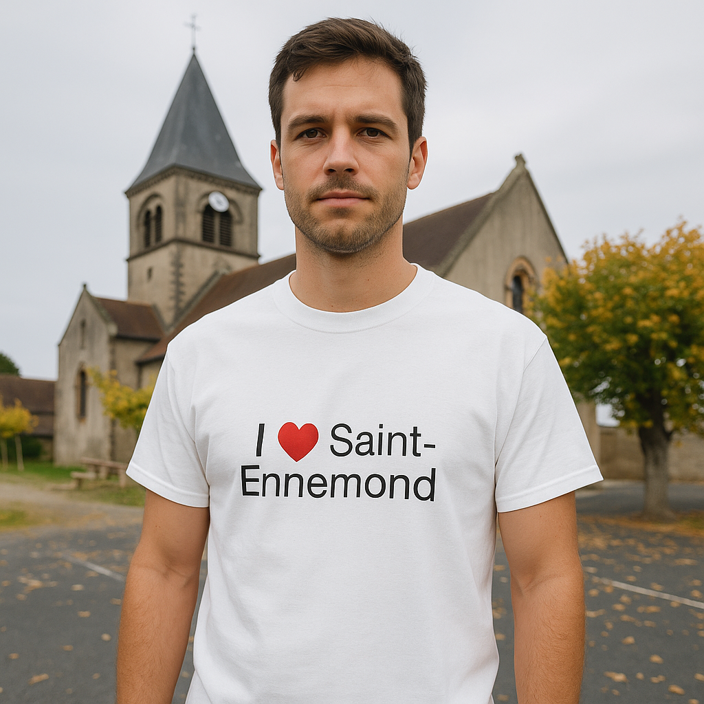 T-Shirt Ich liebe Saint-Ennemond