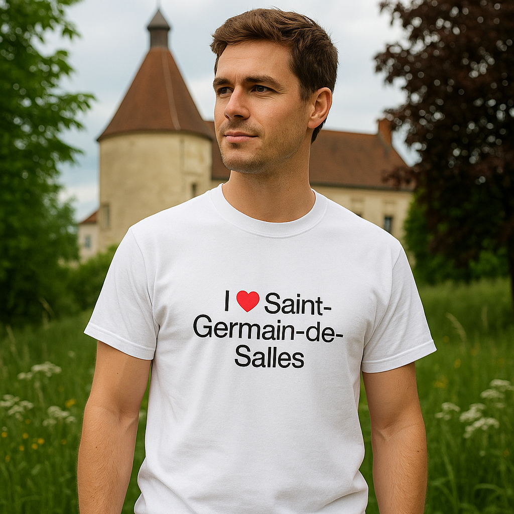 T-Shirt Ich liebe Saint-Germain-de-Salles