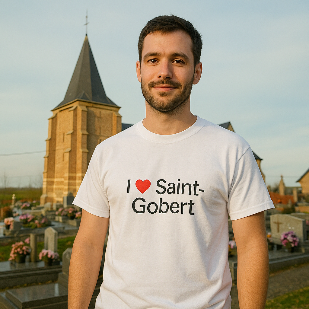 T-shirt Ich liebe Saint-Gobert