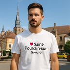 T-Shirt Ich liebe Saint-Pourçain-sur-Sioule
