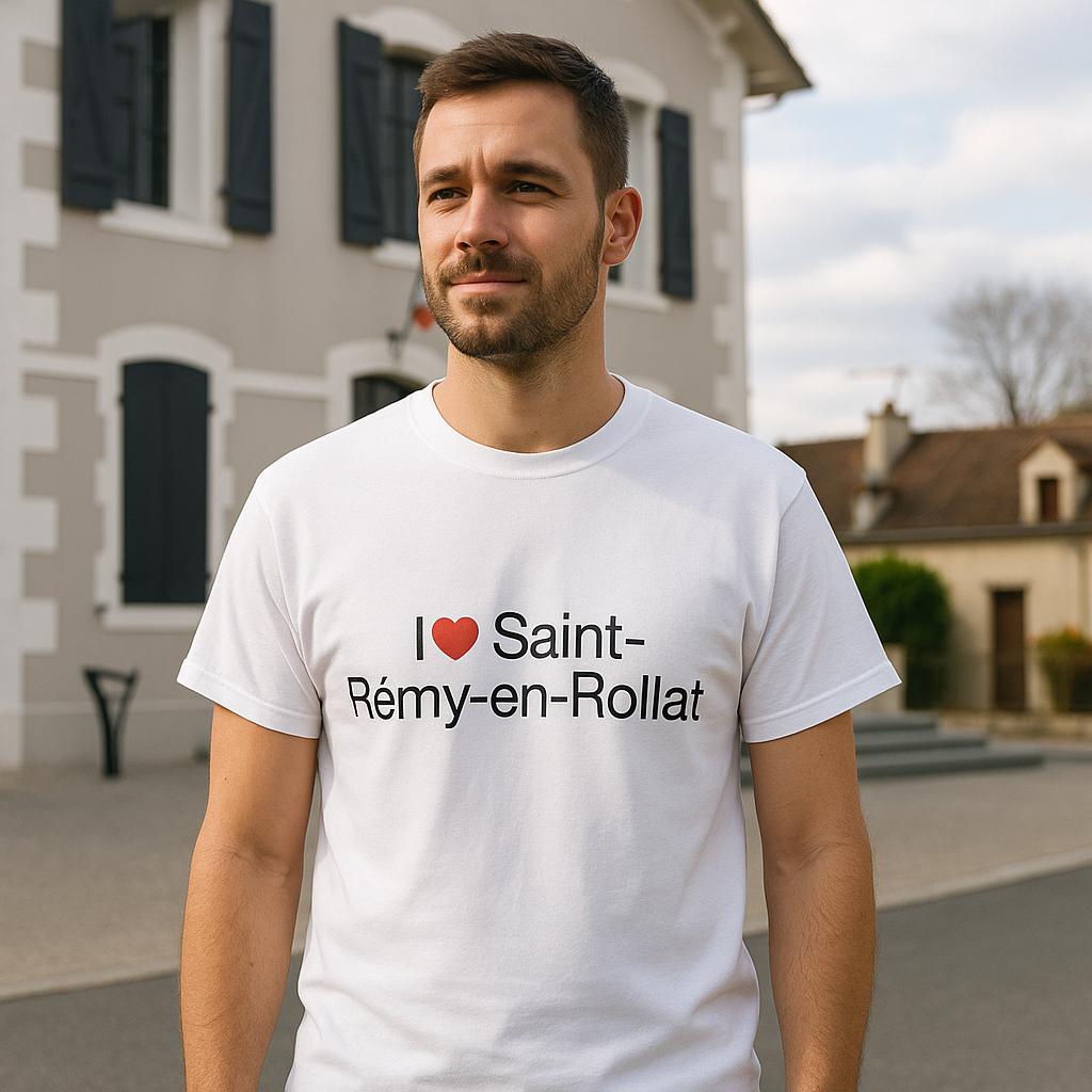T-shirt I love Saint-Rémy-en-Rollat
