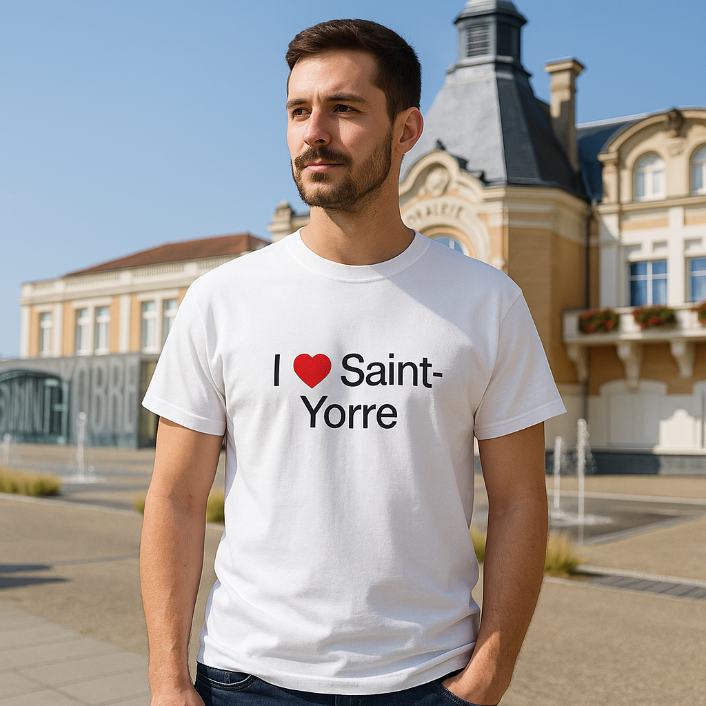 T-Shirt Ich liebe Saint-Yorre
