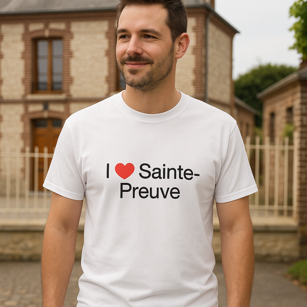 T-Shirt Ich liebe Sainte-Preuve