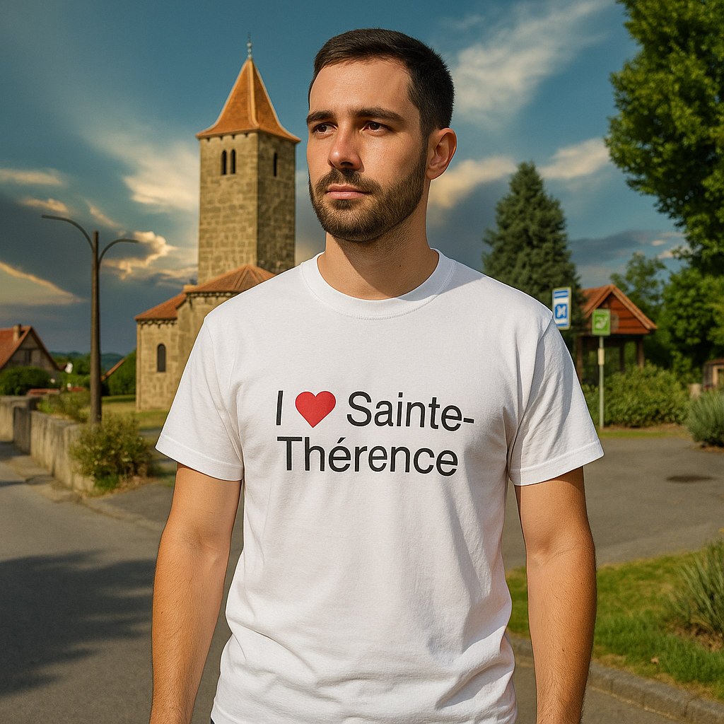 T-Shirt „I love Sainte-Thérence“