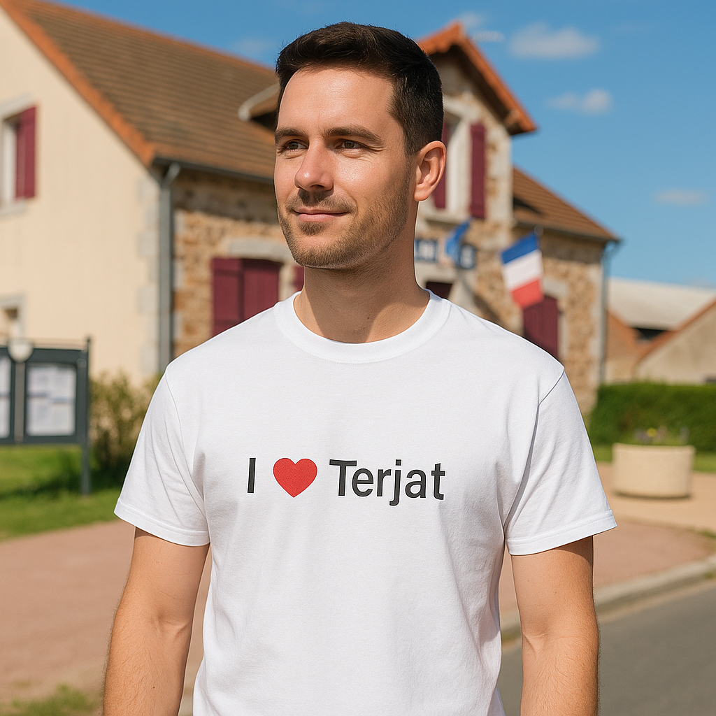 T-shirt I love Terjat