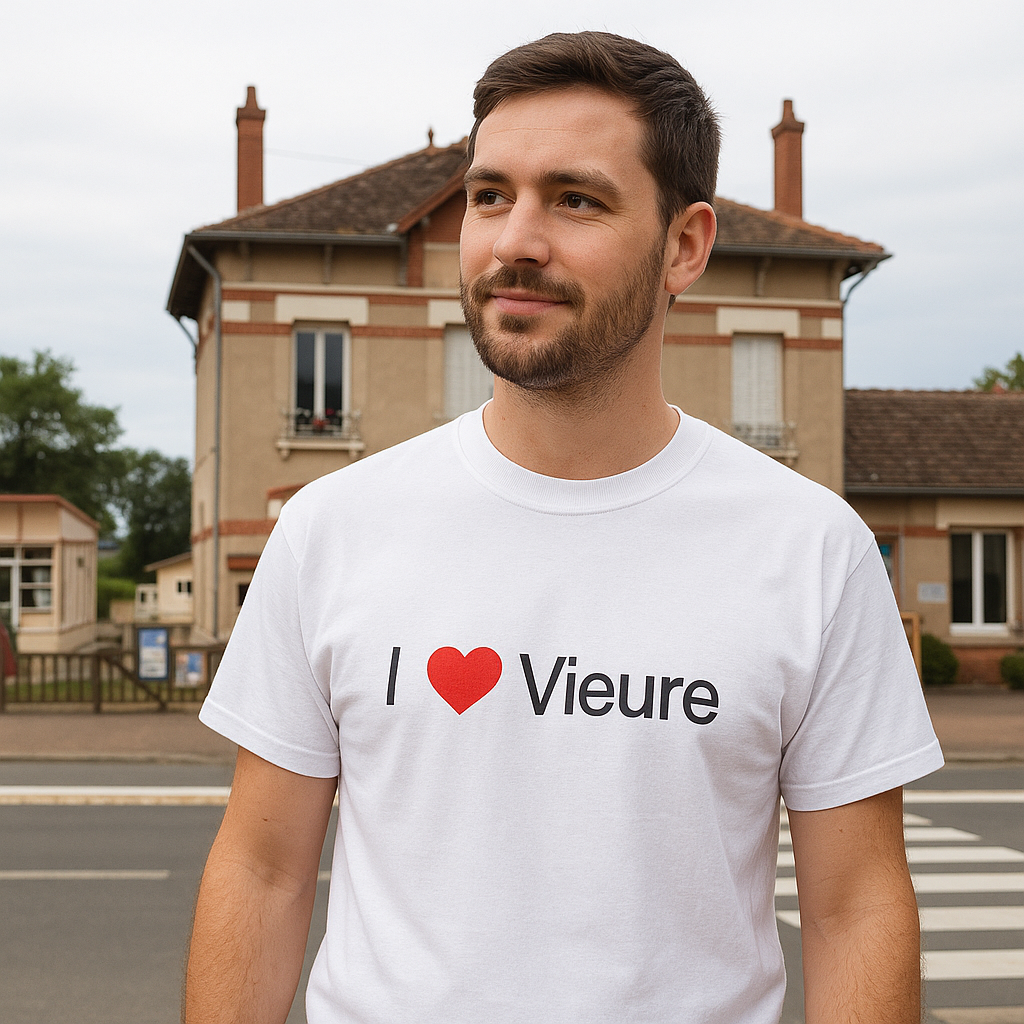 T-Shirt Ich liebe Vieuville