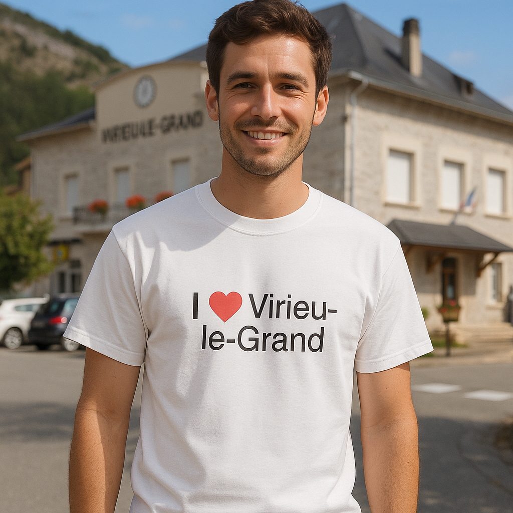 T-Shirt Ich liebe Virieu-le-Grand