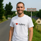 T-shirt Ich liebe Vuillery
