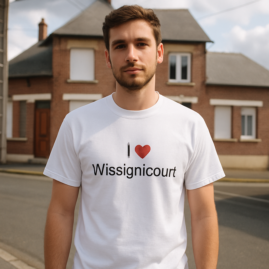 T-Shirt Ich liebe Wissignicourt